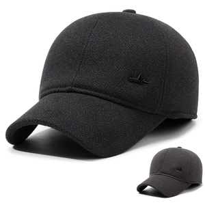 Cappello Da Baseball In Lana Da Uomo Inverno Con Paraorecchie Caldo Spesso Sport Regolabile