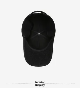 Detail view of the thickened inner lining and reinforced stitching on a winter earflap cap