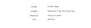 Detail specifications of irregular hammered jewelry set made of titanium steel