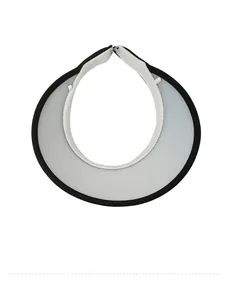 Detail view of the wide brim sun hat interior showing anti-sweat band and stitching
