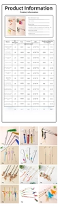 Detailed size and weight specification chart for interactive cat teaser wand toys