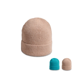 Solid Color Ribbed Knit Beanie Hat Acrylic Warm Winter Cold Weather Outdoor Casual Simple For Women And Men