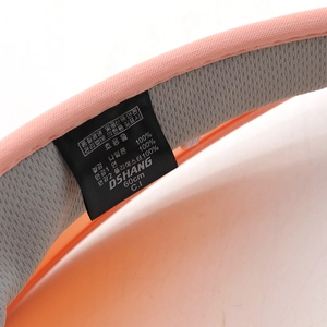 Détail de l'étiquette intérieure de la visière solaire DSHANG taille 60cm
