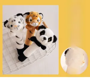 Detailed embroidery and soft plush texture of cute animal rattle toys for toddlers