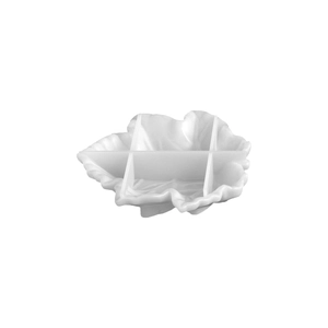 Maple leaf shaped silicone resin mold with 6 compartments for DIY handmade jewelry tray