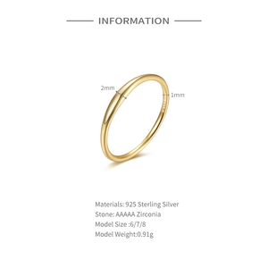 Detail showing 925 sterling silver wavy ring size chart with material specifications