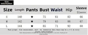 Detailed size guide table with measurements for French style slim fit long sleeve dress