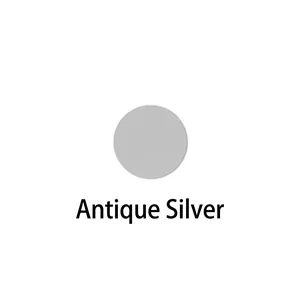 Detailed antique silver color swatch for outdoor portable keychain pendant