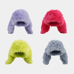 Cappello Orecchie Di Coniglio Peluche Ecopelliccia Caldo Inverno Berretto Con Paraorecchie Carino Antivento Donna