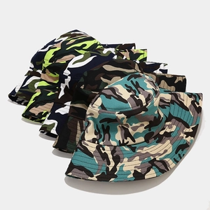 Chapeaux bobs de camouflage à large bord pour hommes et femmes en quatre coloris variés