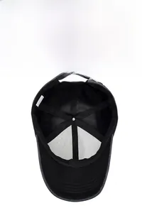 Detail showing the inner structure, breathable mesh, and reinforced straps of the baseball cap