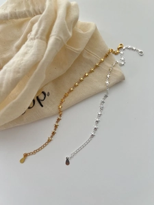Close-up of S925 sterling silver star bracelets with adjustable chain and hallmarks