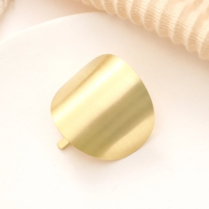 Clip Per Coda Di Cavallo In Metallo Minimalista Lega Arco Geometrico Accessorio Per Capelli Da Donna Stile Elegante Quotidiano
