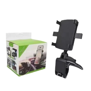Universal car phone holder for dashboard and rearview mirror with 360 rotation and box