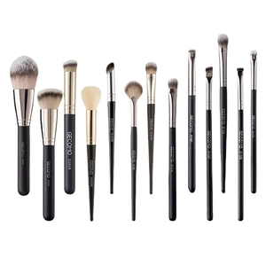 Comprehensive professional makeup brush set with various sizes and high-quality bristles