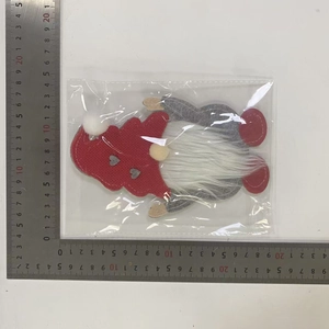 Christmas gnome decoration size measurements with red hat and white beard in cm