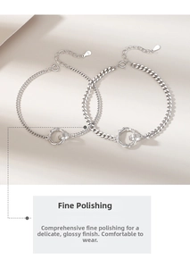 Detailed close-up of S925 sterling silver Mobius bracelets with thorn texture detail