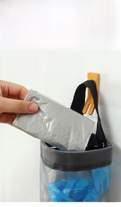 Sacco a rete da parete per conservare sacchetti di plastica con gancio da cucina
