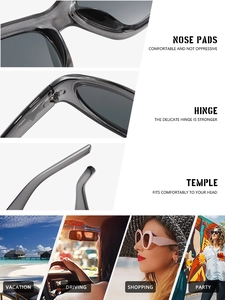 Close-up of comfortable nose pads and hinges on retro Y2K sunglasses for cycling