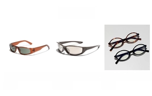 Detailed comparison of Y2K rectangle, sporty square and oval retro fashion sunglasses