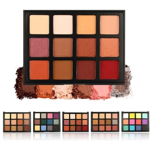12 Colors Eyeshadow Palette Matte Shimmer Pearly High Pigmented Waterproof Long Lasting Earth Tones Smoky Eye Makeup
