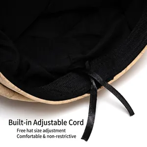 Gorra de repartidor con cordón interno ajustable para adaptar el contorno de cabeza
