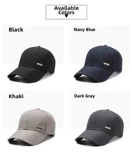 Detail showing classic baseball caps in four colors with a metallic Fashion side plaque