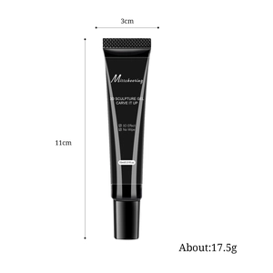 3D sculpture nail gel in 15ml black tube for professional UV manicures and nail art designs