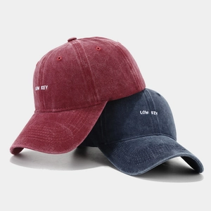 Cappellino Da Baseball In Cotone Lavato Con Ricamo Low Key Cappello Da Sole Vintage Regolabile Per Uomo Donna