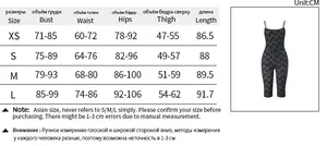 Size chart showing XS to L measurements for the lace slim-fit strappy bodysuit
