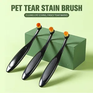 Brosse Pour Taches De Larmes D'Animaux Outil De Toilettage Nettoyage Des Yeux Poils Souples Pour Chats Et Chiens