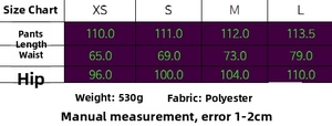 Guide des tailles pour ensemble haut sans manches et pantalon plissé avec mesures en CM