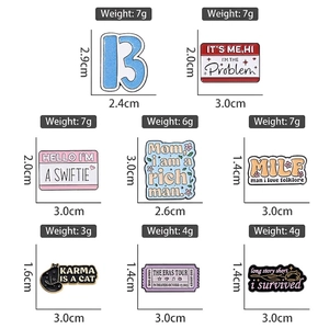 Set of enamel pins featuring A SWIFTIE letters and musical quotes for fashion accessories
