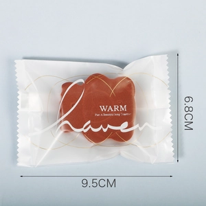 Brown bear-shaped makeup sponge in packaging, non-latex dry and wet use beauty puff