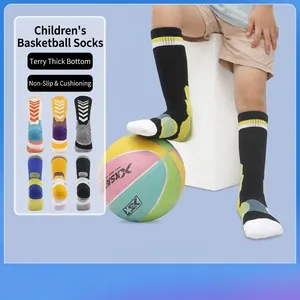 Hochwertige Kinder-Basketballsocken mit dicker Frotteepolsterung für intensiven Sport