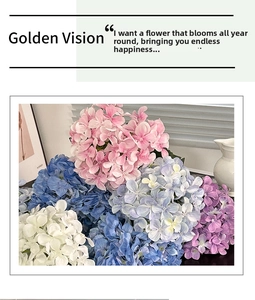 Close-up of 3D printed artificial hydrangea petals with realistic texture and soft colors