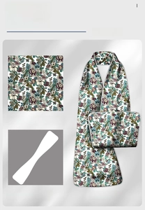 Bavoir imperméable pour adultes avec motifs floraux et options de personnalisation de logo