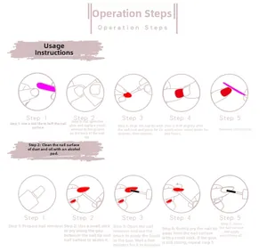 Step-by-step tutorial for applying and removing French style press-on nails