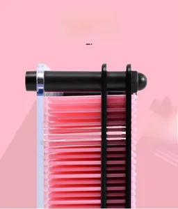 Detail of the pink 3D pin art toy showing secure screw fastening and reinforced structure