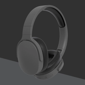 P2961 foldable over-ear gaming headphones in dark grey with soft leather ear pads