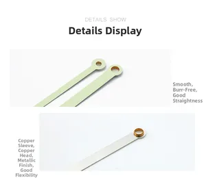 Close-up of smooth metal clock hands featuring copper bushing with no burrs detail