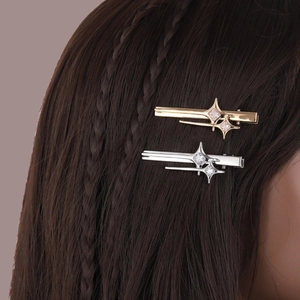 Mollette Per Capelli A Stella Lega Strass Y2K Fermaglio A Becco D'Anatra Accessori Per Capelli Da Donna