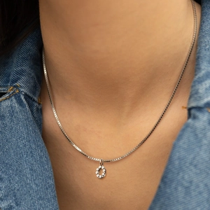 Women's Initial Letter Pendant Necklace Stainless Steel Imitation Artificial Pearl Inlaid Box Chain 14K Gold Plated Minimalist Alphabet Jewelry