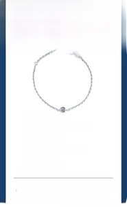 Detail specifications of 0.3ct moissanite S925 silver bracelet with 5-layer plating