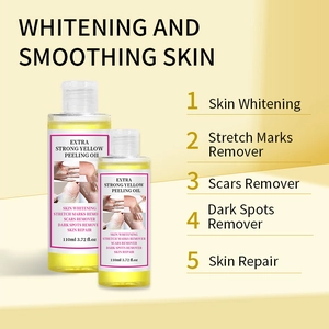 Extra strong yellow peeling oil for skin whitening and smoothing in 110ml twin pack