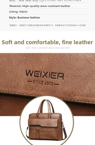 Close-up macro view of premium wear-resistant leather texture for business briefcase