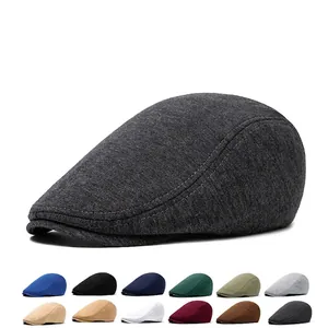 Classic wool blend newsboy cap for men available in twelve assorted stylish colors