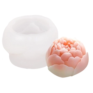 Macro-opname van de hibiscus siliconen mal en het gedetailleerde 3D bloemblad ambacht