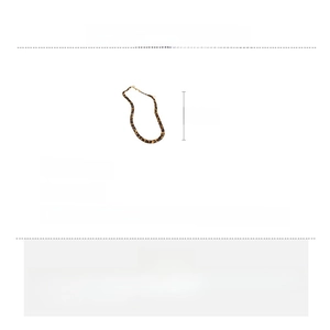 Details zur Kupfer-Halskette mit Leopardenmuster, 37,6 cm Länge und 10,6 cm Verlängerung