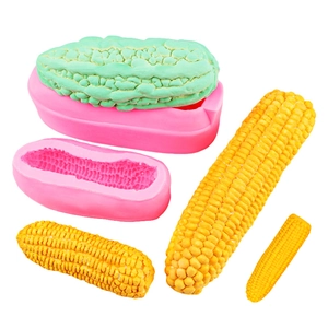 3D corn and bitter melon silicone mold for creative mousse cake and chocolate decorating